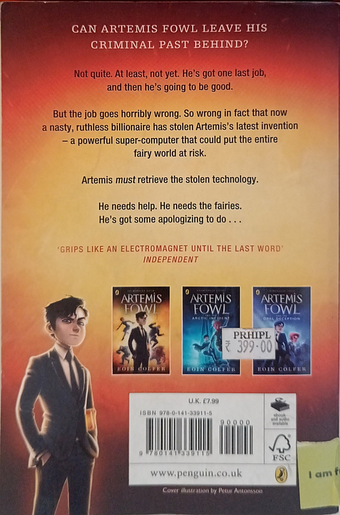 Artemis Fowl #3 The Eternity Code