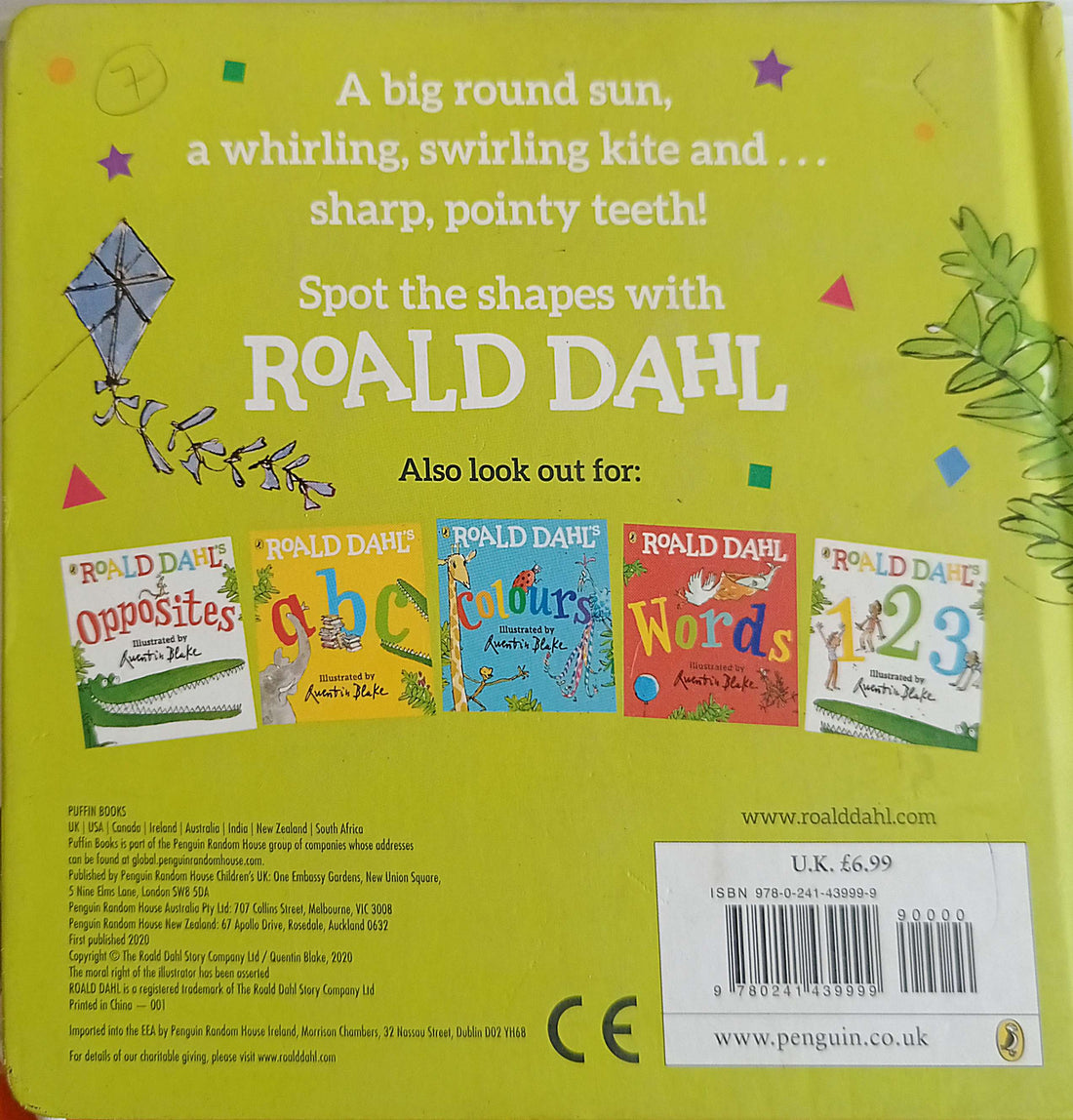 Roald Dahl Shapes (Board Book)