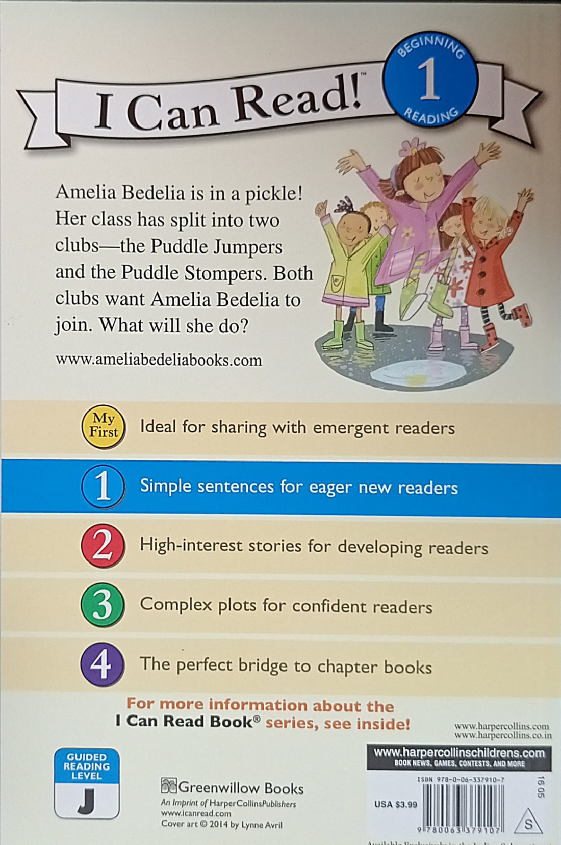I Can Read! Level 1: Amelia Bedelia Joins the Club