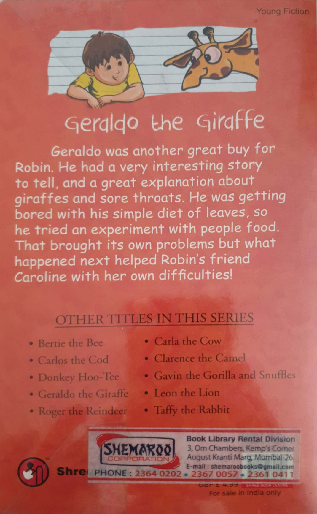 The Diaries of Robin's Toys: Geraldo the Giraffe