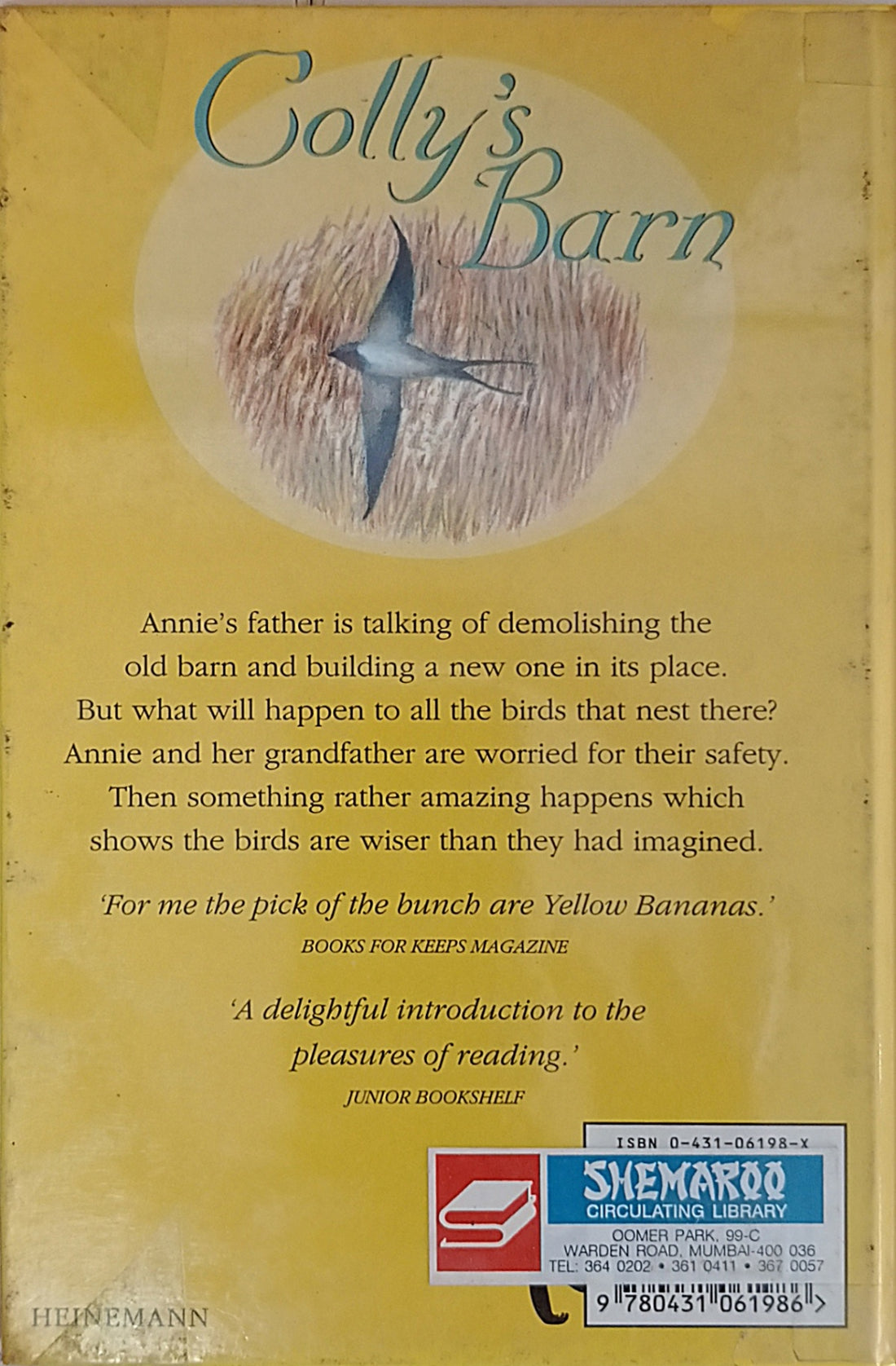 Yellow Banana Books: Colly's Barn
