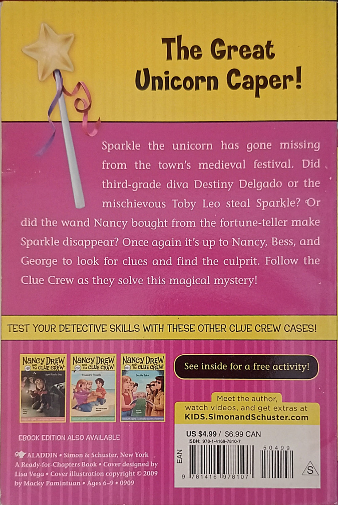 Nancy Drew and the Clue Crew #22 Unicorn Uproar