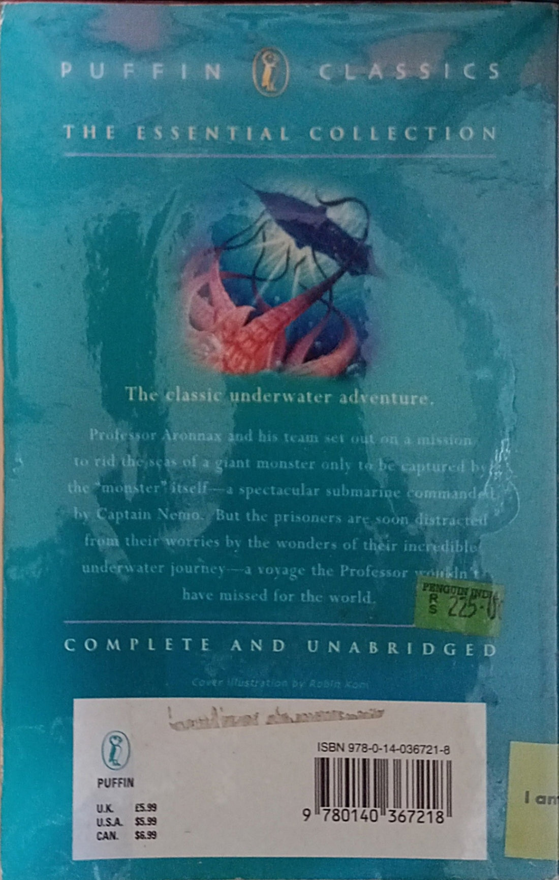 Twenty Thousand Leagues Under the Sea (Puffin Classics)