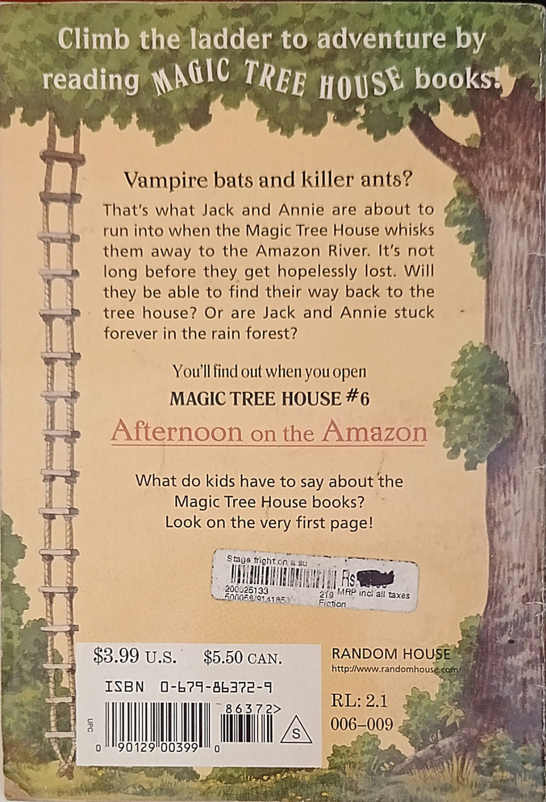 Magic Tree House #6 Afternoon on the Amazon