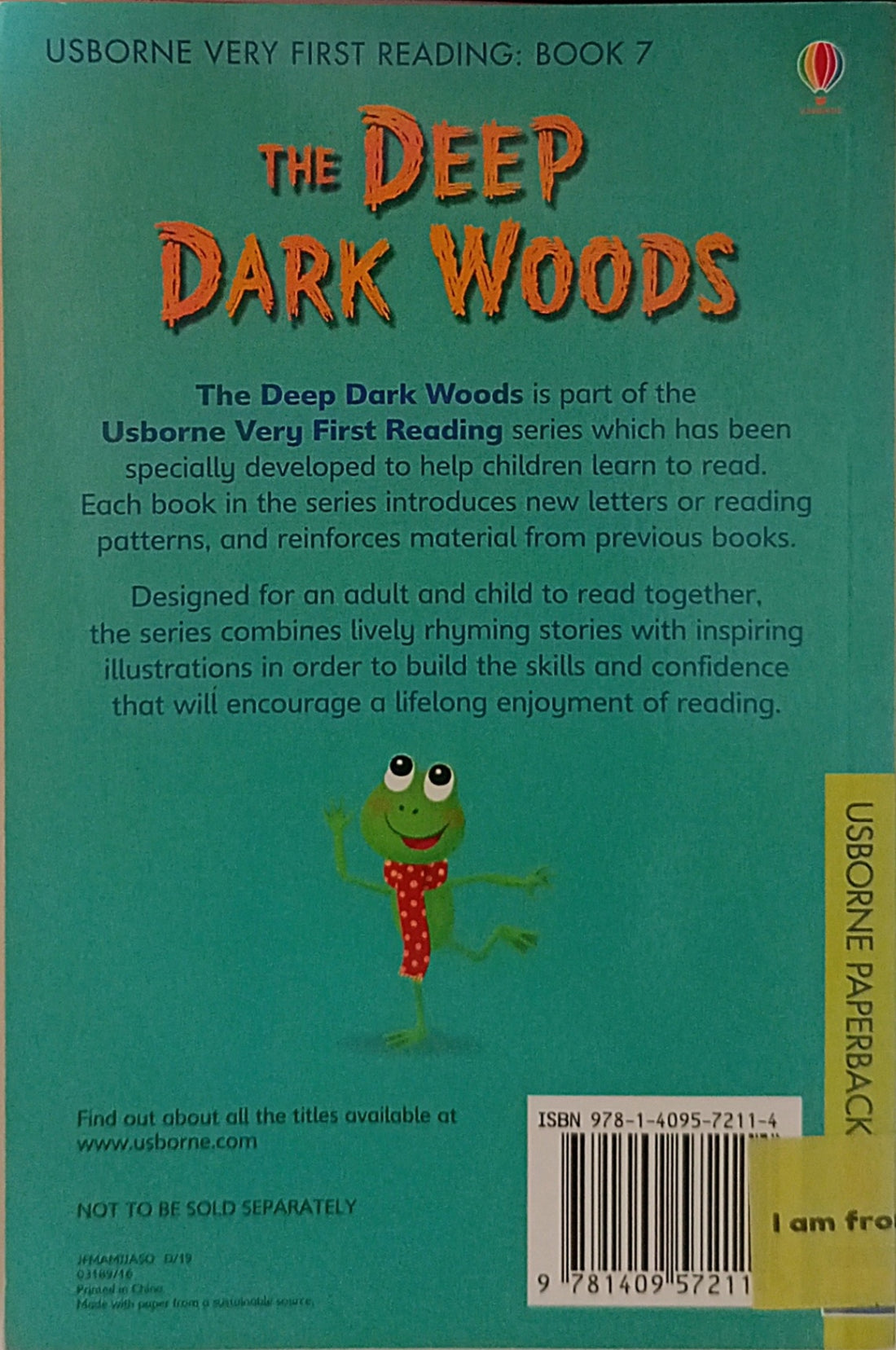 Usborne Very First Reading Book 7: The Deep, Dark Woods
