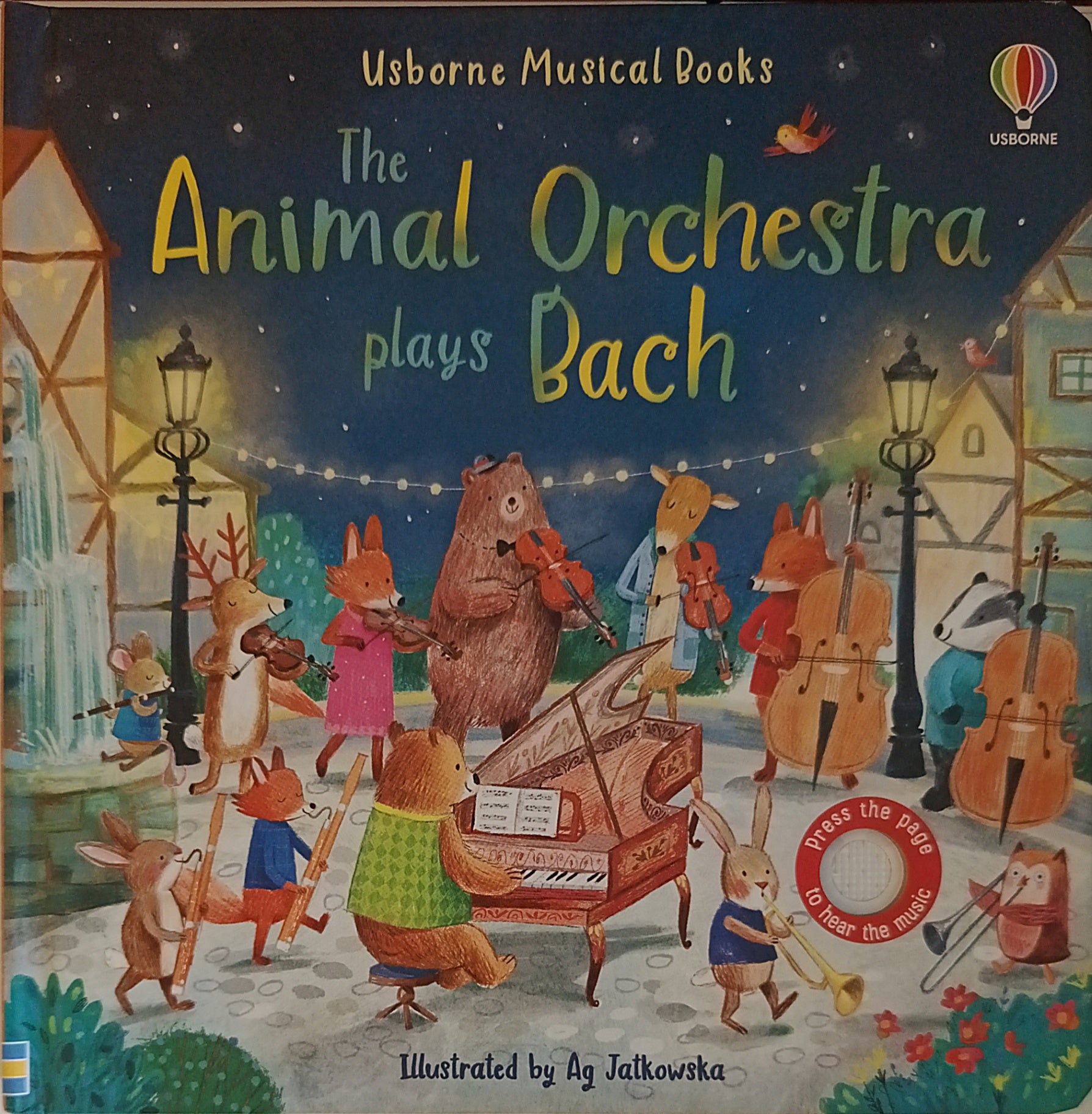 Usborne Musical Books-The Animal Orchestra Plays Bach - USH