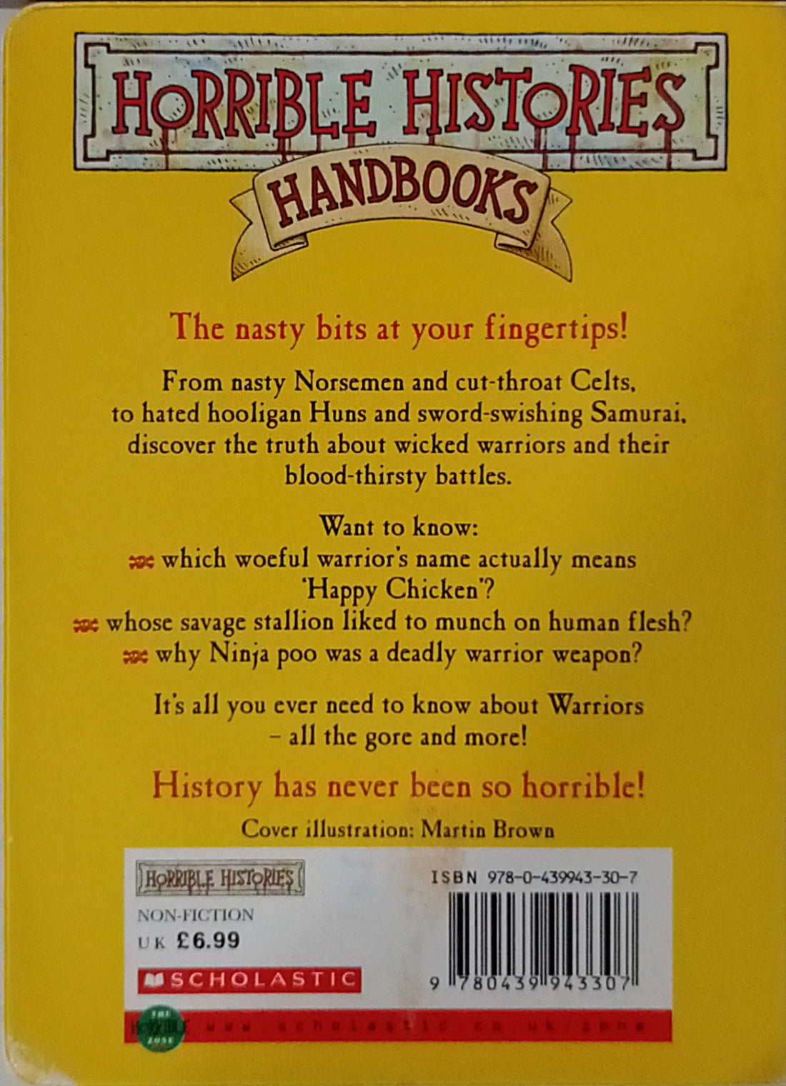 Horrible Histories Handbooks: Warriors
