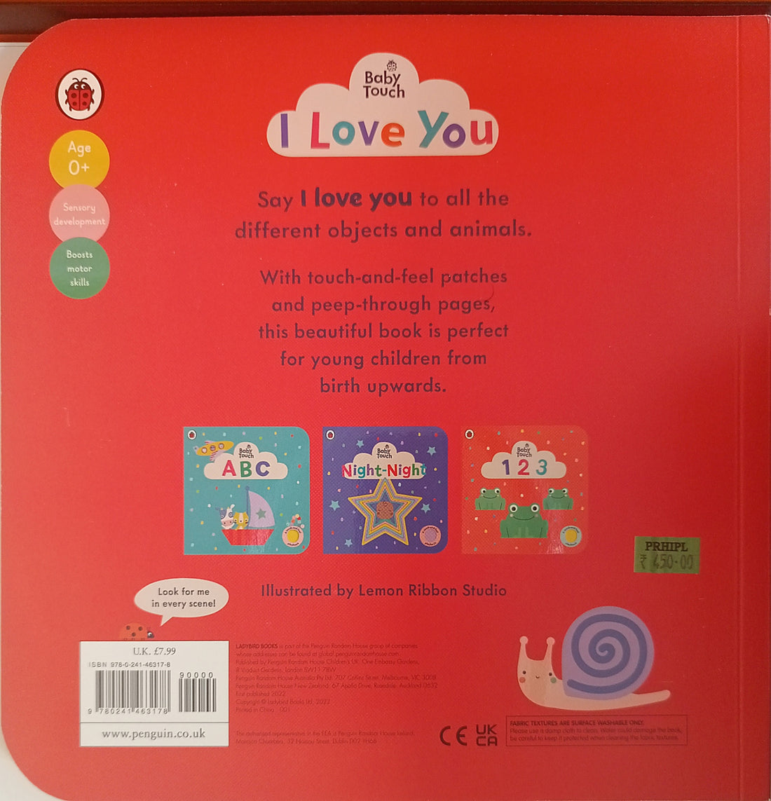 Baby Touch: I Love You (A Touch-and-Feel Playbook)