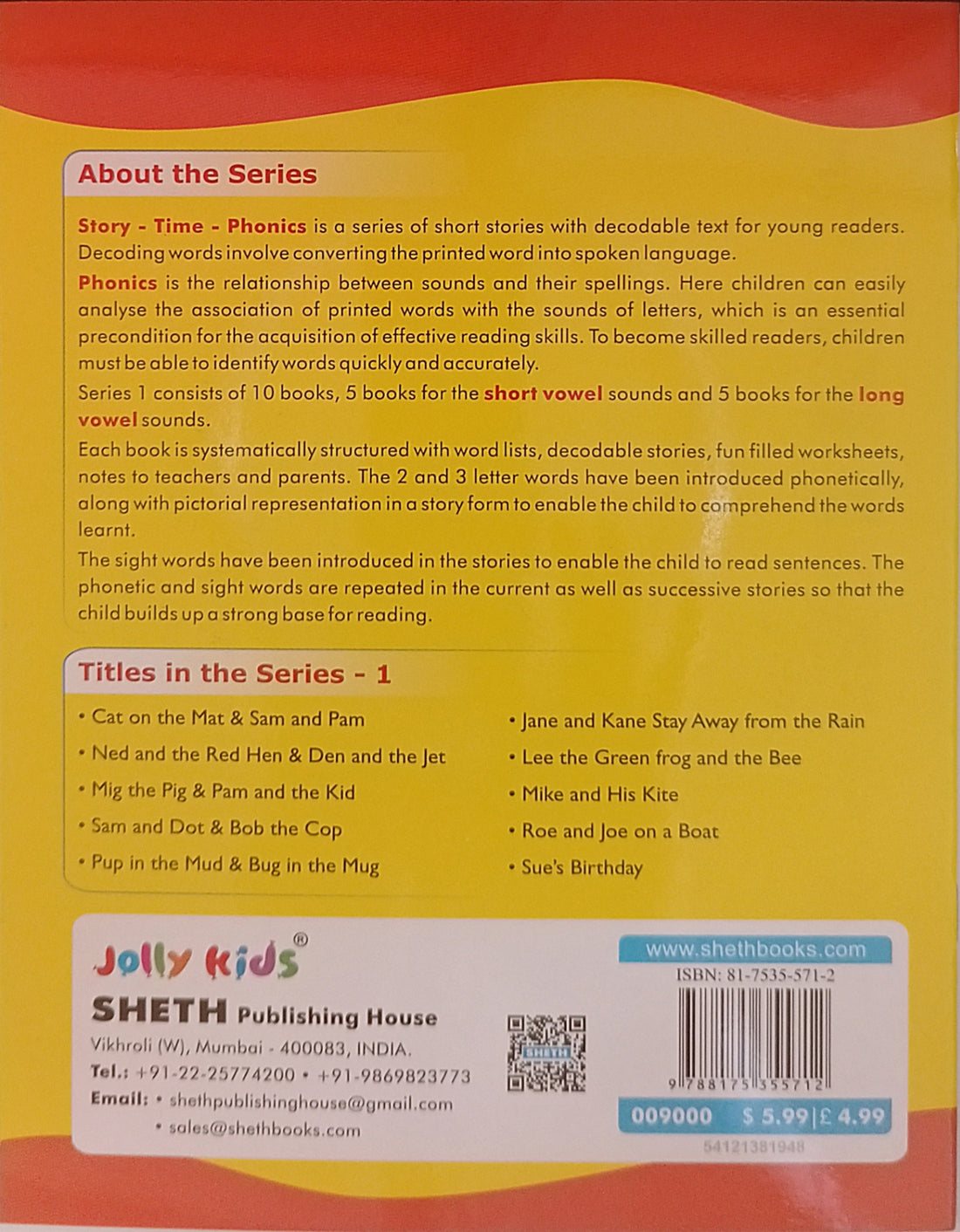 Story-Time-Phonics Series 1 Vol. 4: Sam and Dot & Bob the Cop