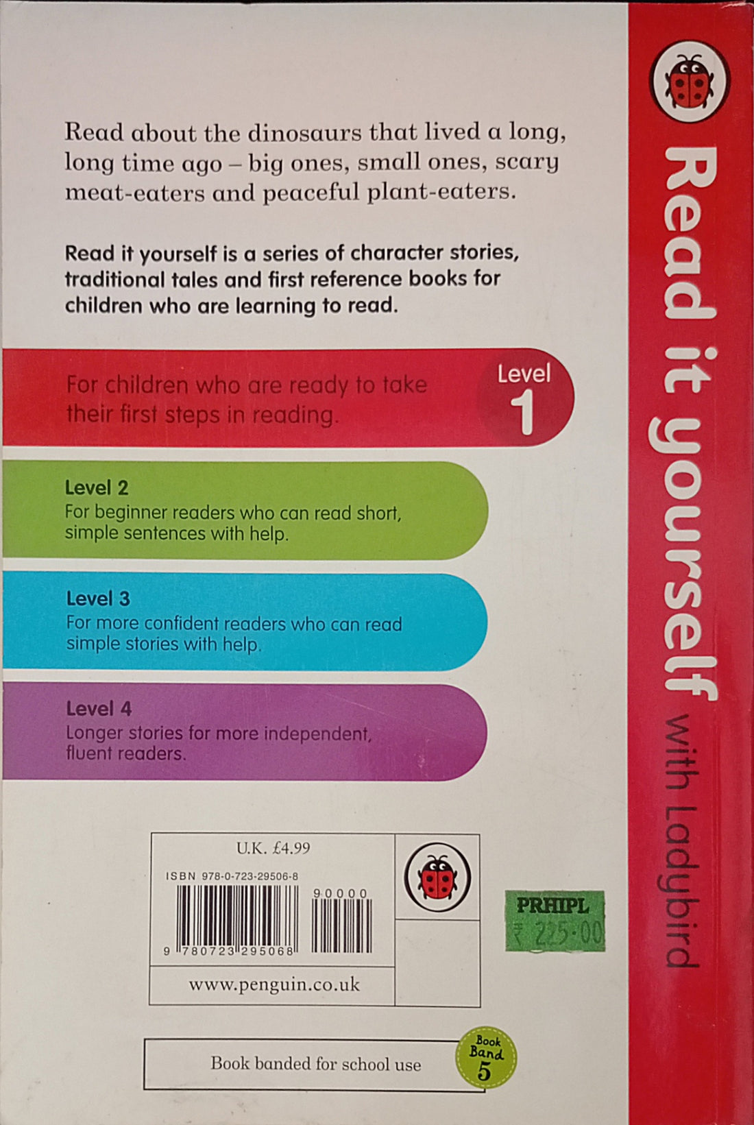 Read it Yourself with Ladybird Level 1: Dinosaurs