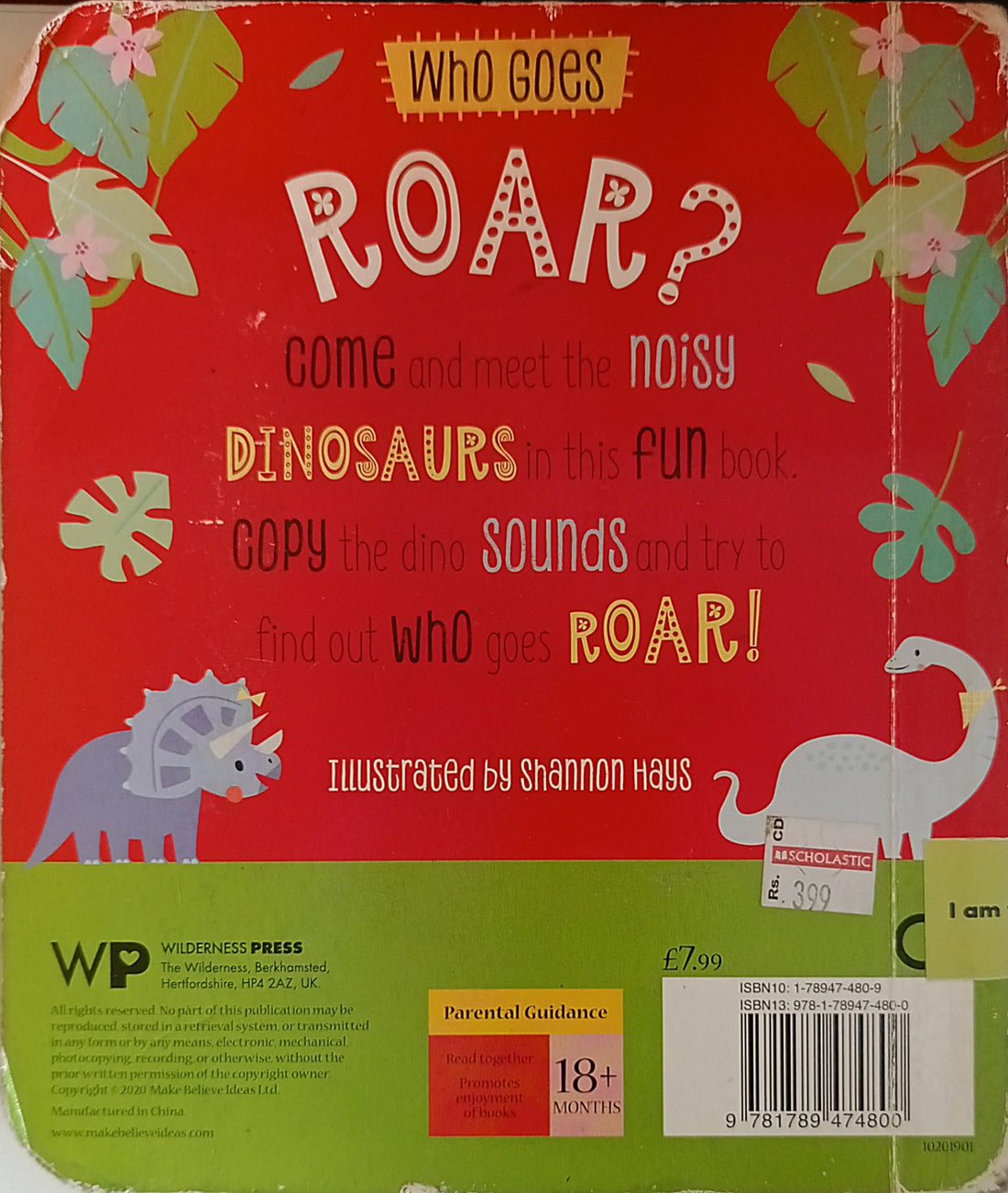 Who Goes Roar? (Board Book)