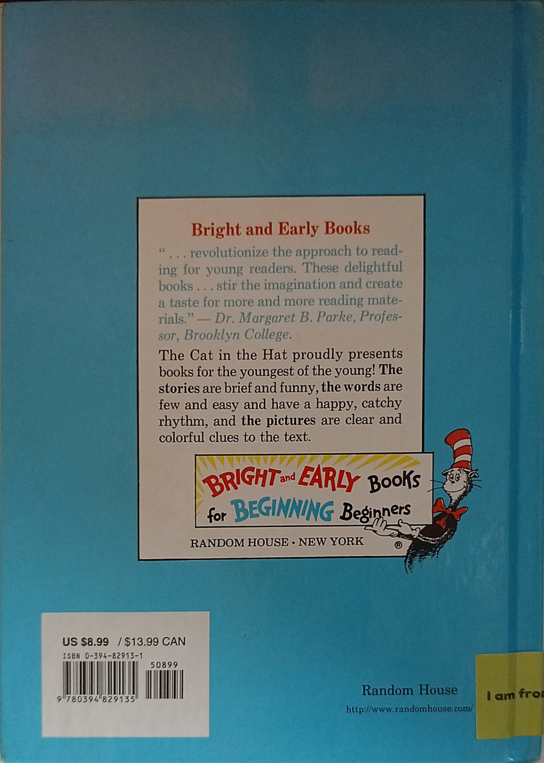 Dr. Seuss' Blue Back Books: Great Day for Up