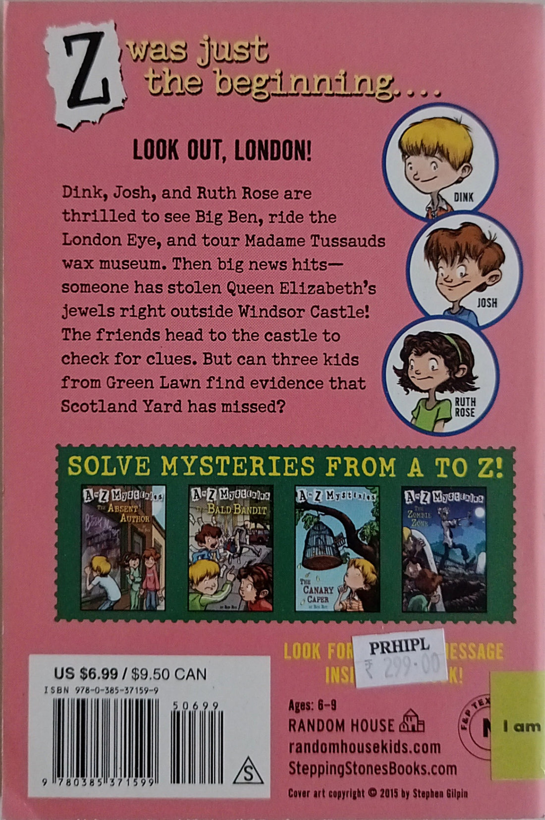 A to Z Mysteries: Super Edition #6 The Castle Crime