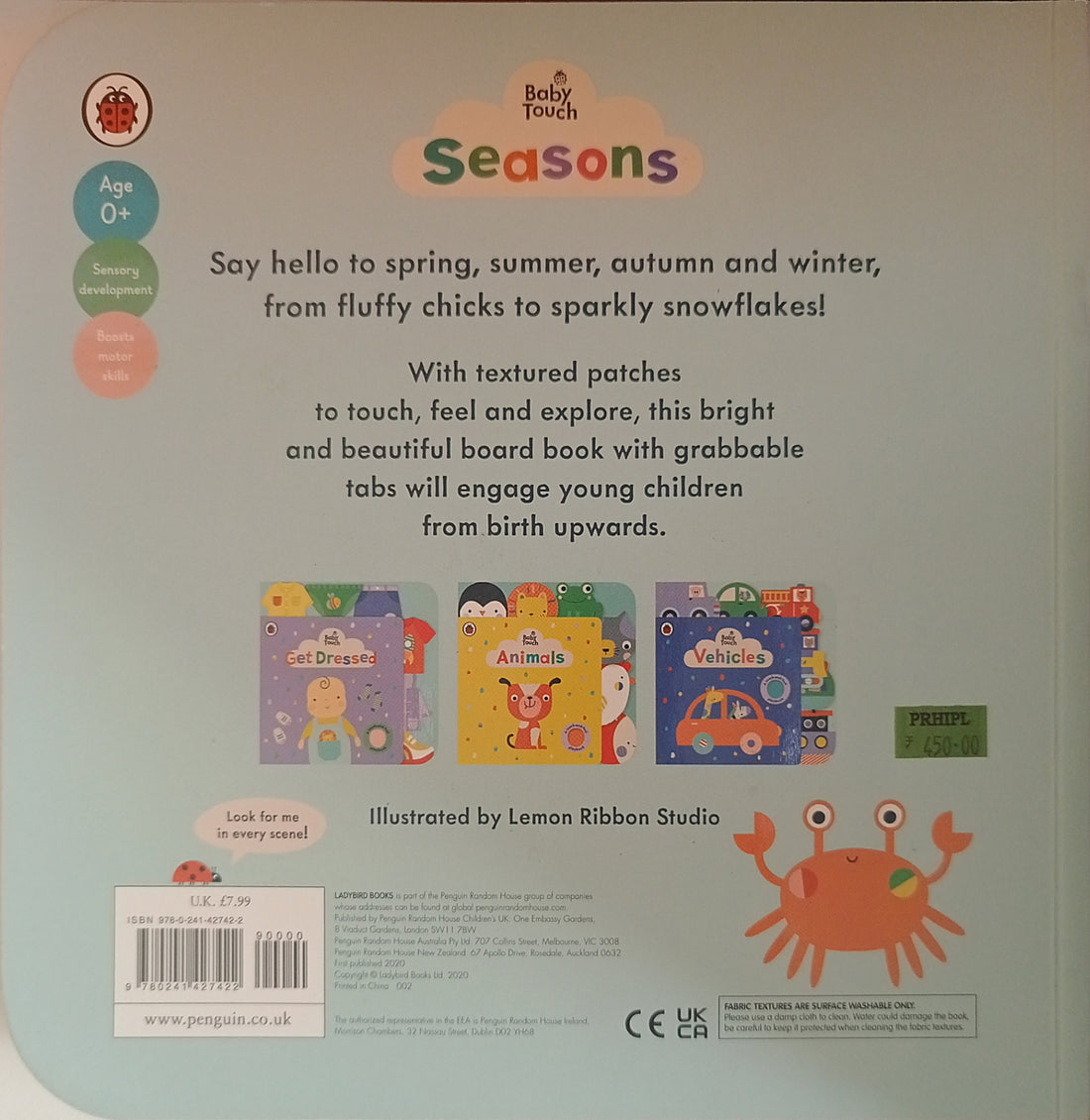 Baby Touch: Seasons (A Touch-and-Feel Playbook)