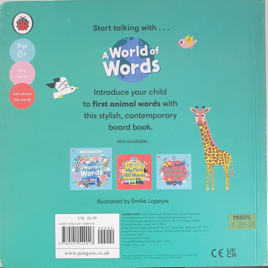 A World of Words: My First Animals (Board Book)
