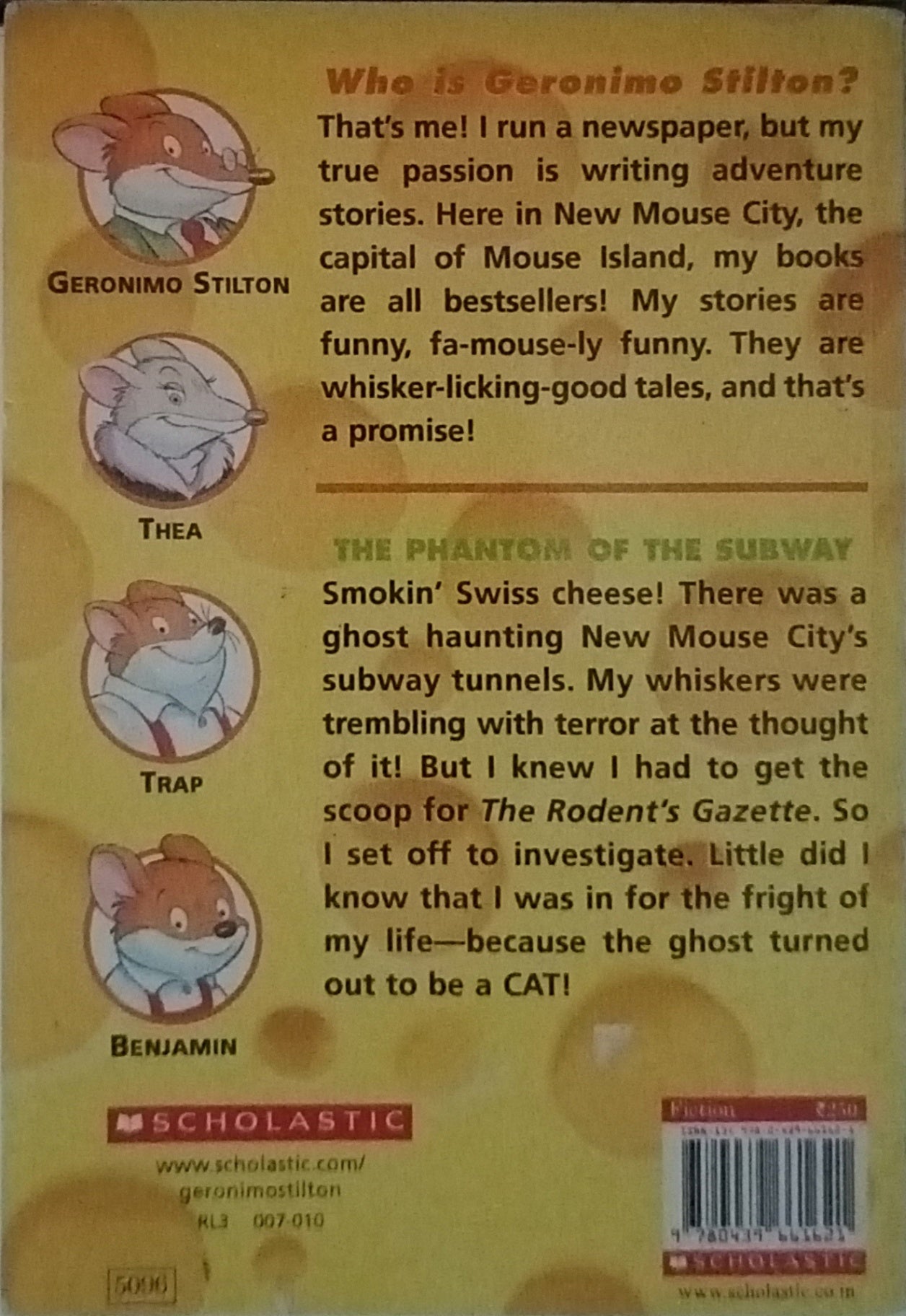 Geronimo Stilton #13 The Phantom of the Subway