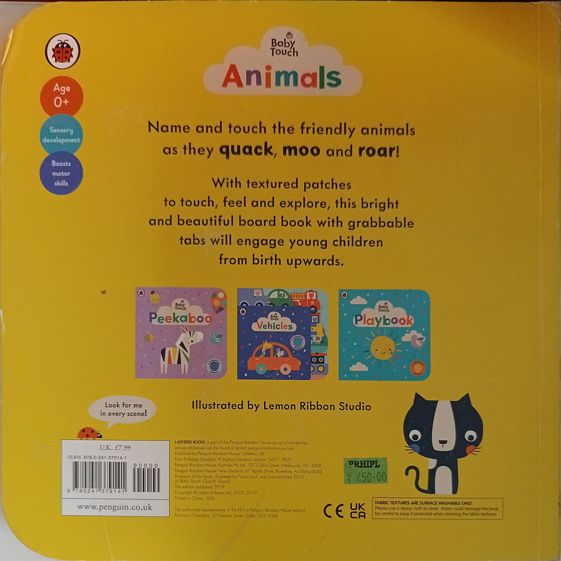 Baby Touch: Animals (A Touch-and-Feel Playbook)