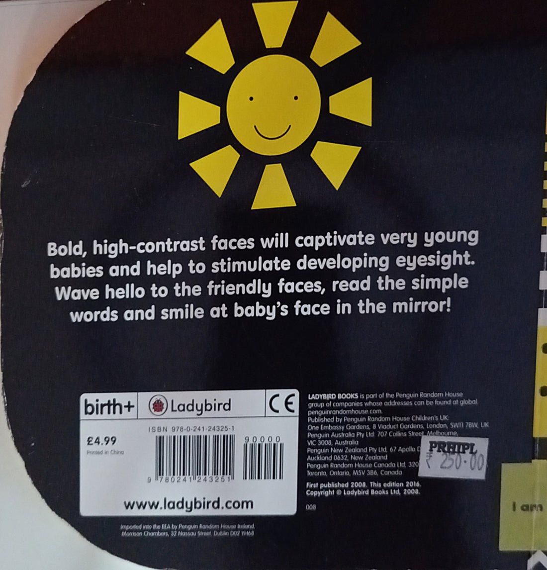 Baby Touch First Focus: Faces (A Black-and-White Book)