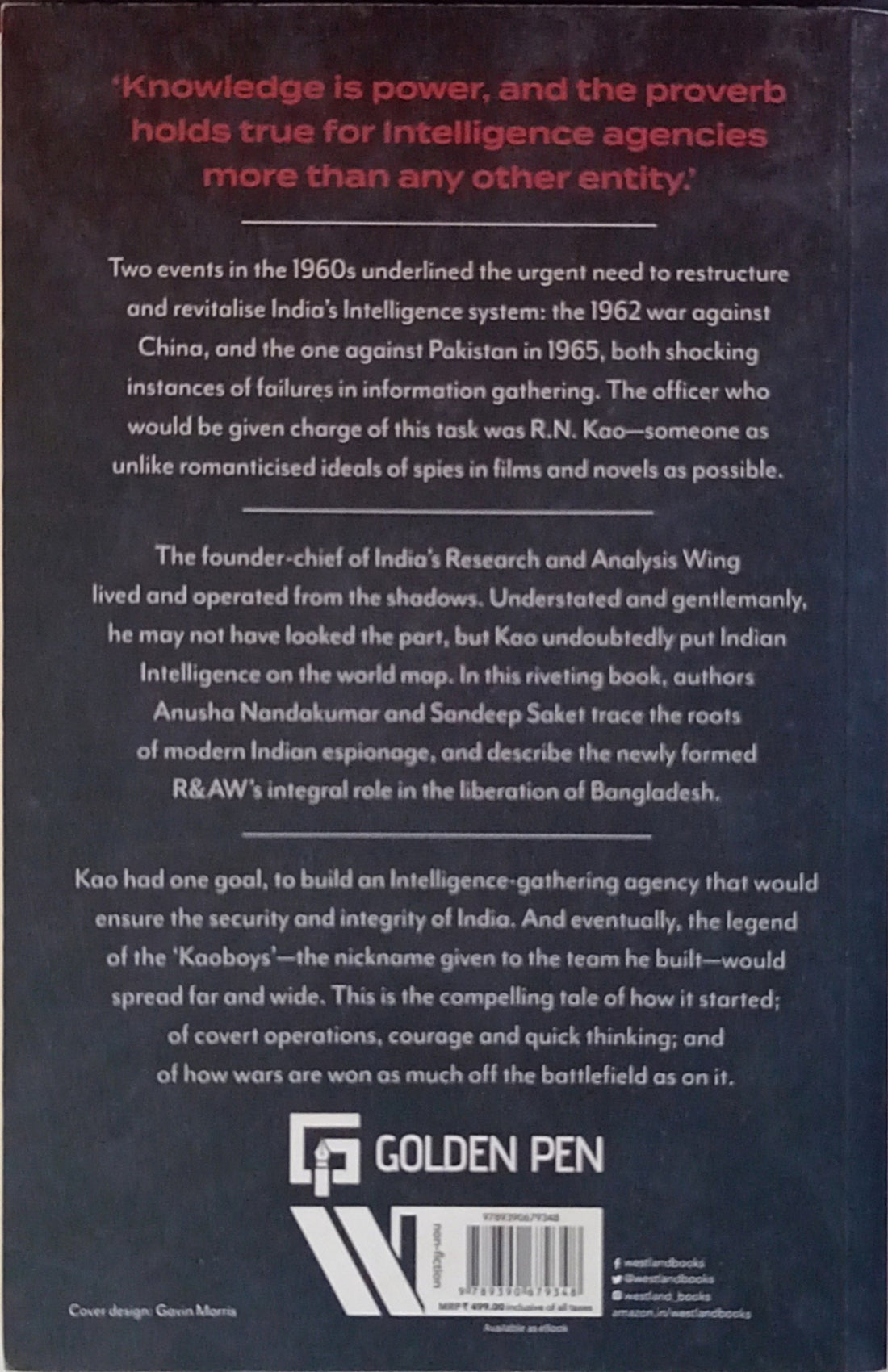 The War that made R&AW