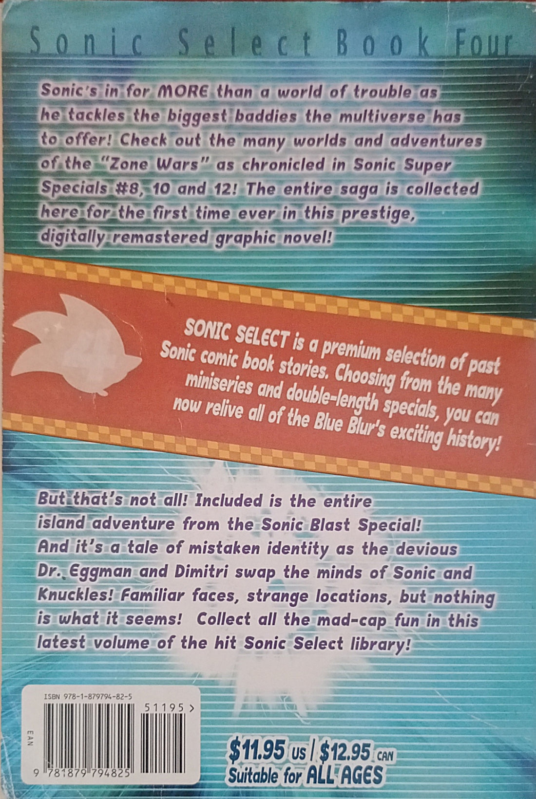Sonic Select #4 Sonic Select Book 4: Zone Wars
