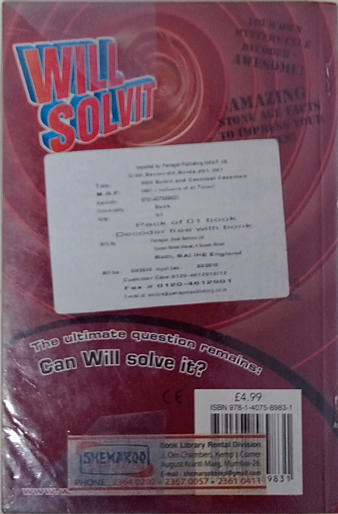 Will Solvit #5 Will Solvit and the Cannibal Cavemen