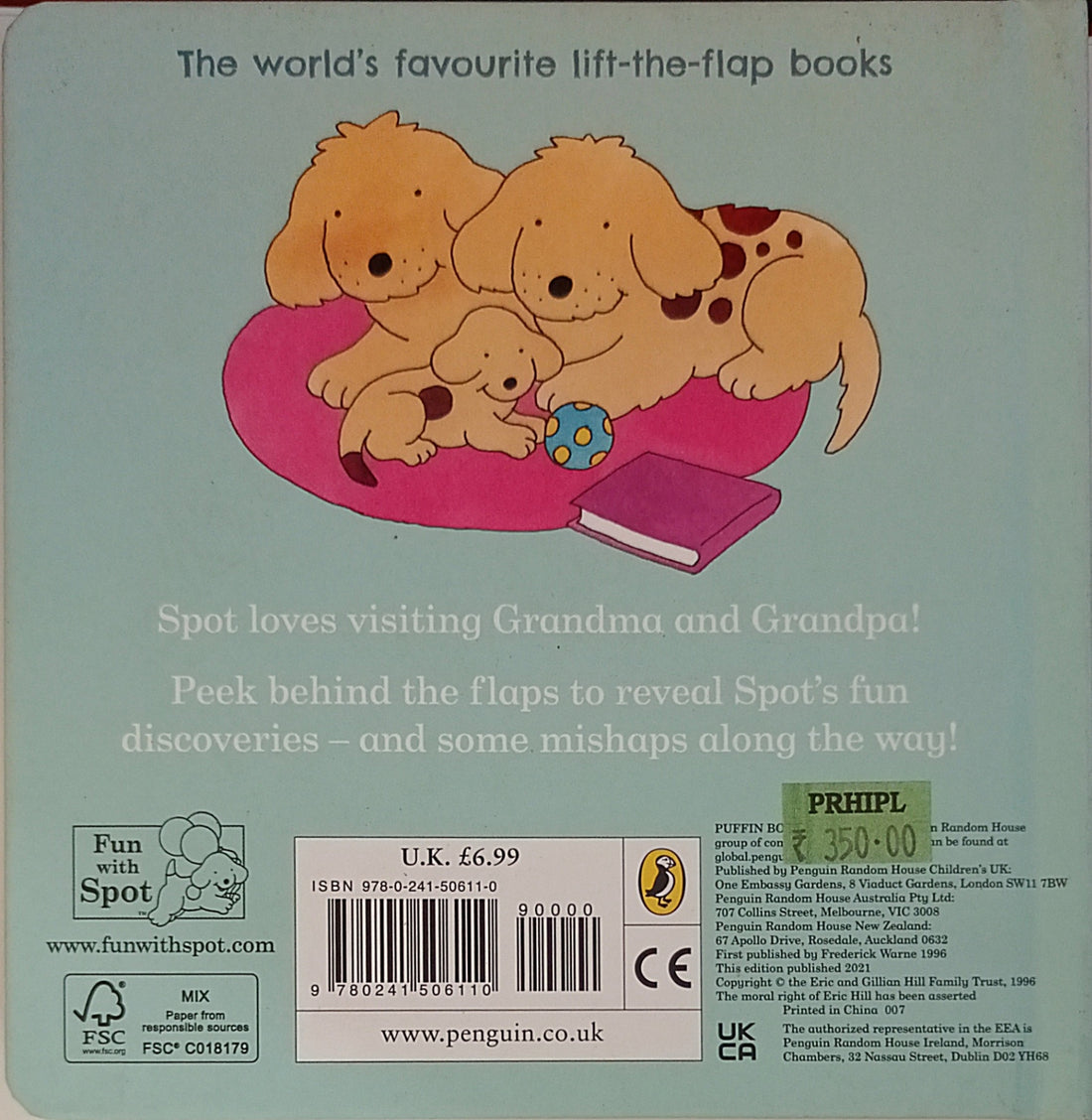 Spot: Spot Visits his Grandparents (A Lift-the-Flap Story)