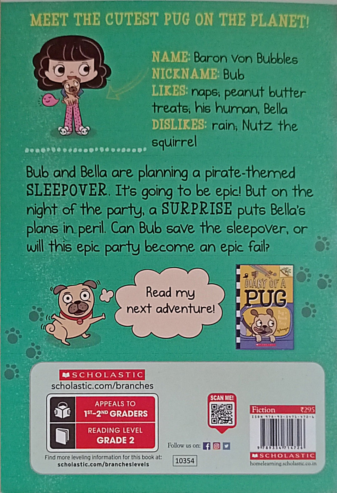 Diary of a Pug #6 Pug's Sleepover