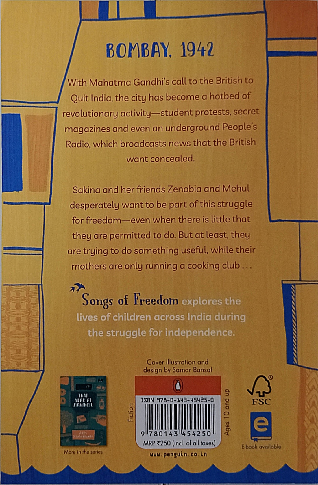 Songs of Freedom Series: The Chowpatty Cooking Club