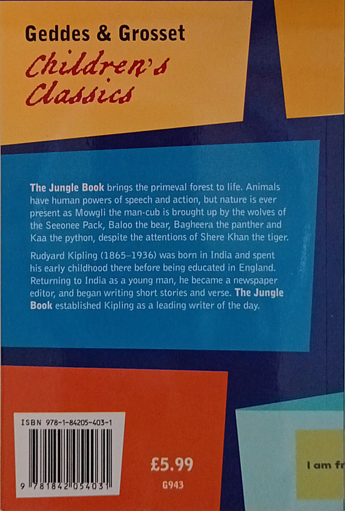 The Jungle Book (Geddes and Grosset)