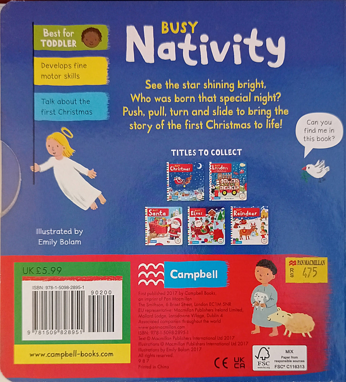 Busy Books: Busy Nativity (Push Pull Slide)