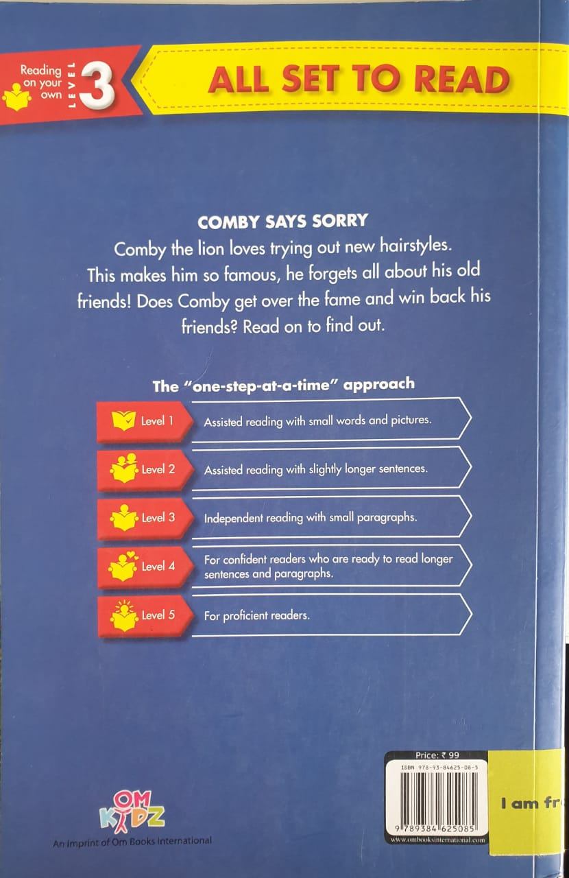 All Set to Read Level 3: Comby Says Sorry