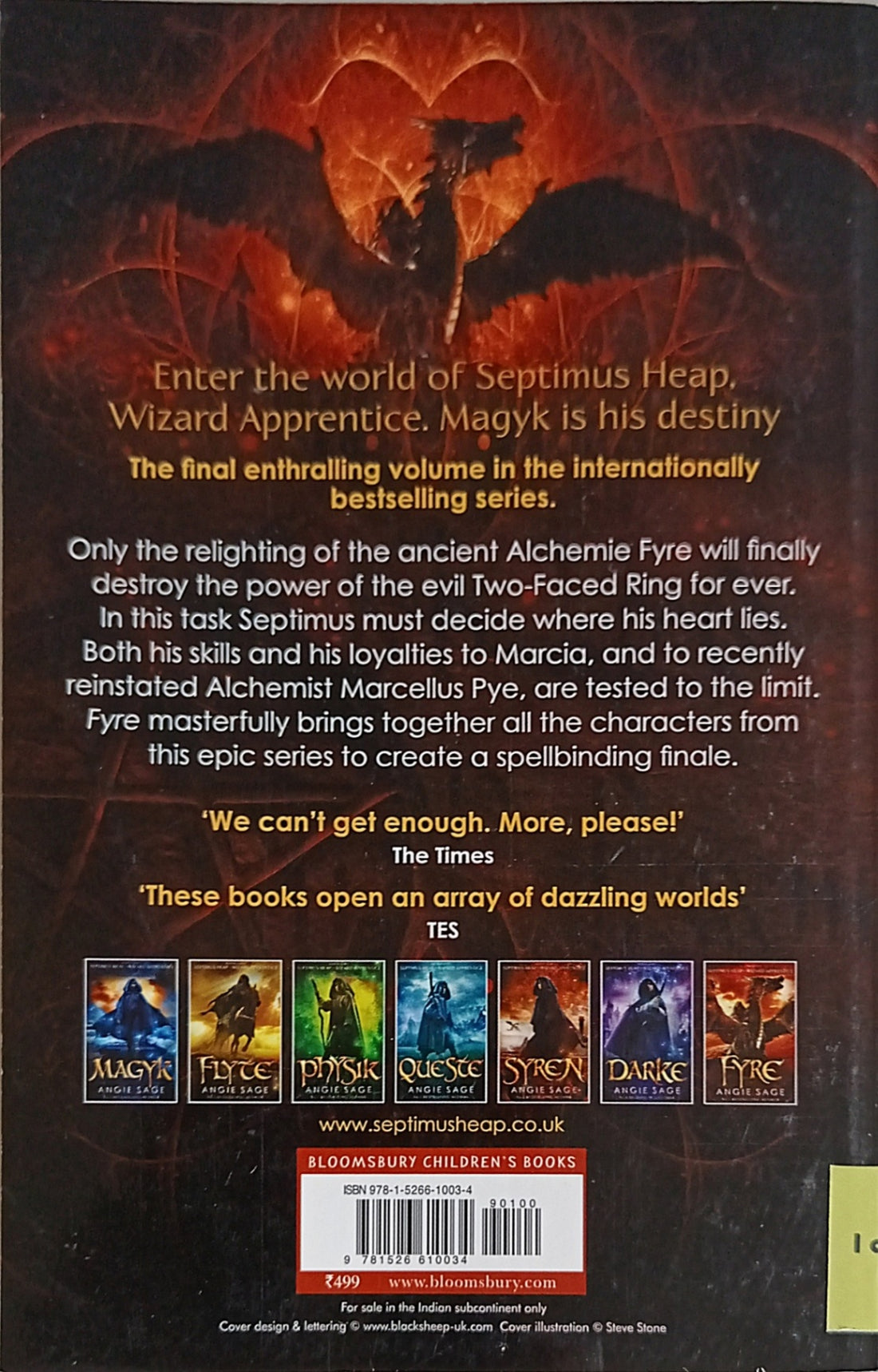 Septimus Heap #7 Fyre