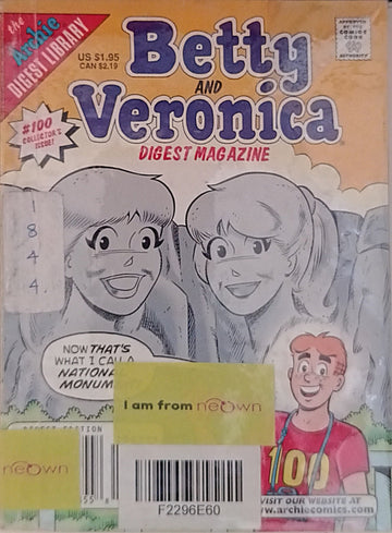 Betty and Veronica Digest Magazine No.100