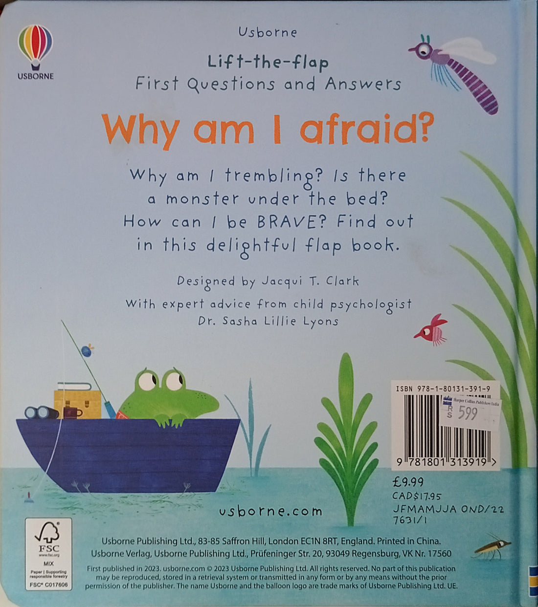 Usborne Lift-the-Flap First Questions and Answers: Why am I Afraid?