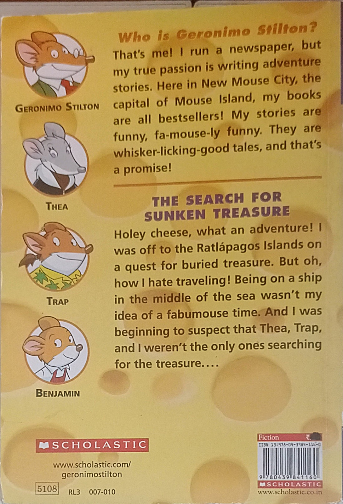 Geronimo Stilton #25 The Search For Sunken Treasure