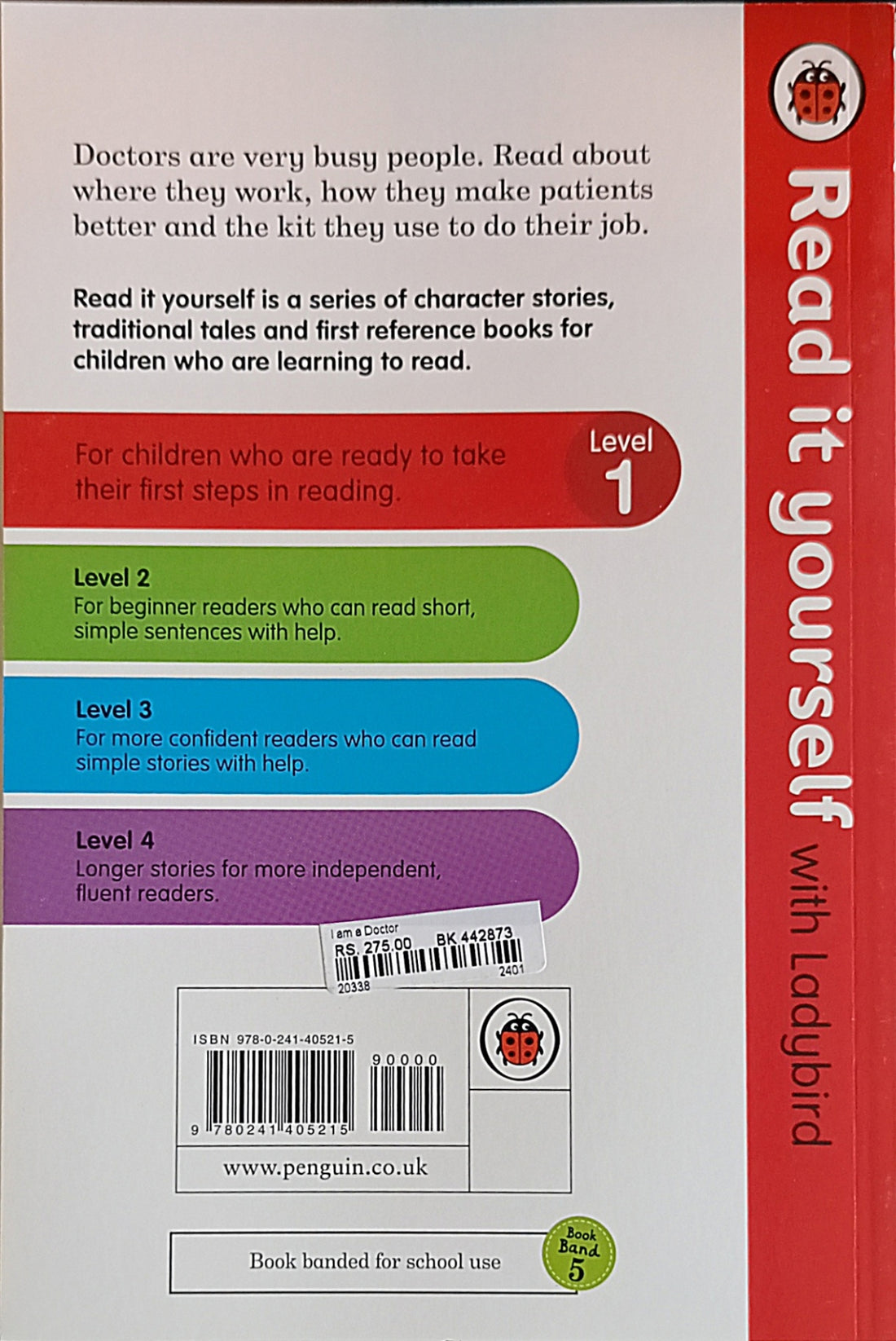 Read it Yourself with Ladybird Level 1: I am a Doctor