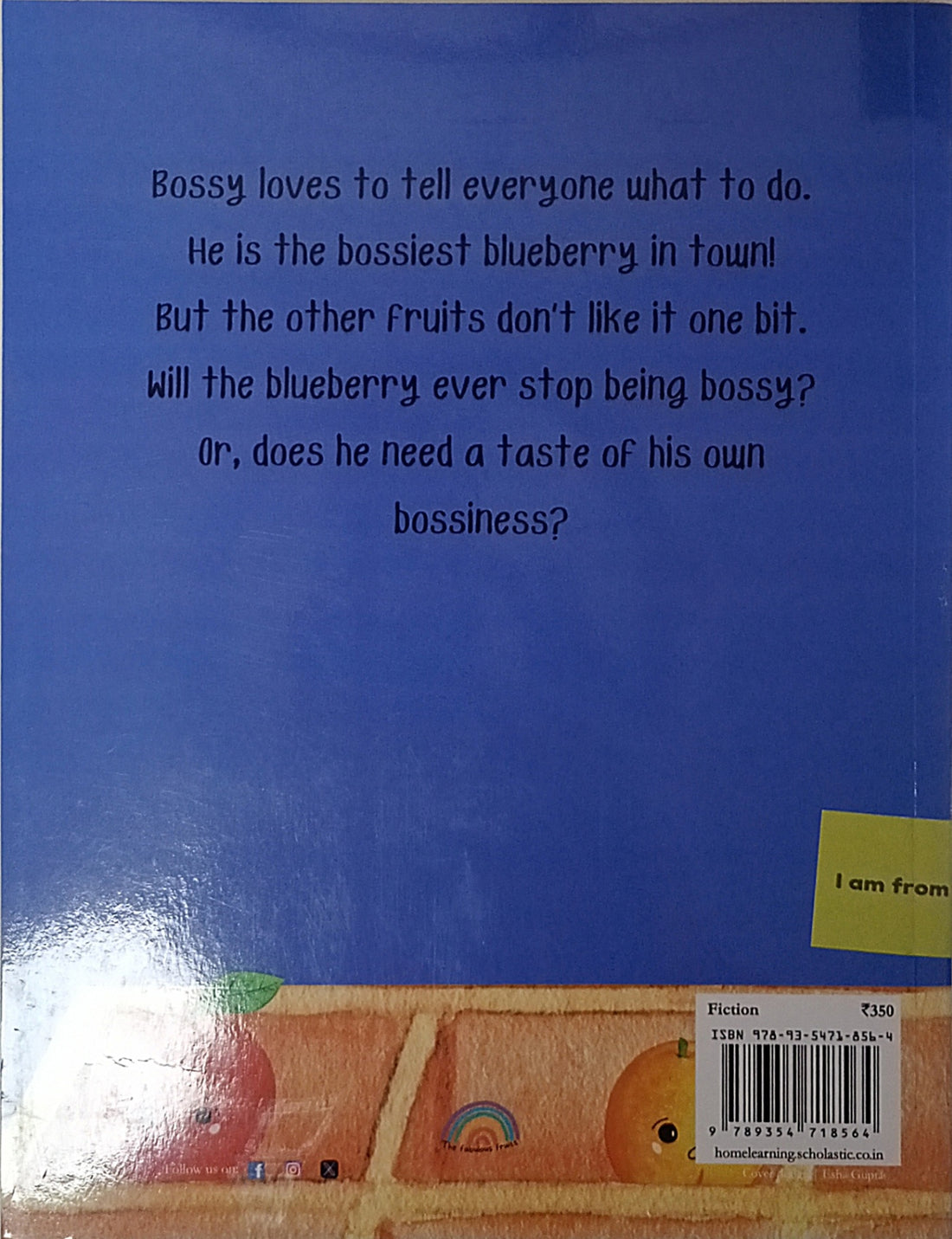 The Fabulous Fruits: The Bossy Blueberry