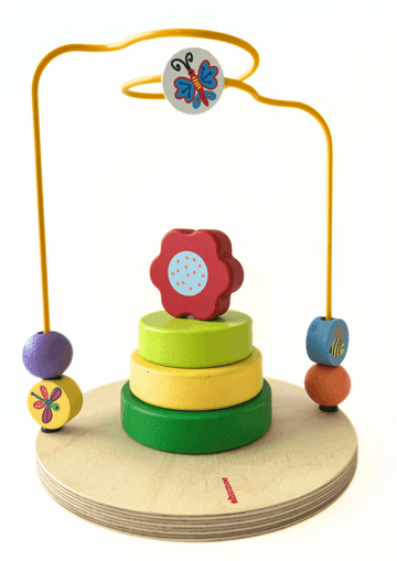 Garden Flower Wooden Maze Toy