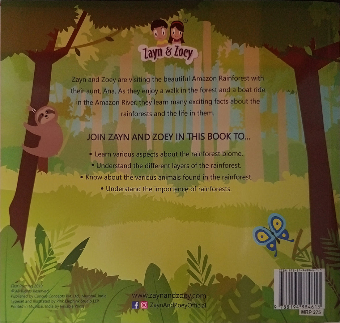 Zayn & Zoey Habitats: Explore the Rainforest with Zayn & Zoey