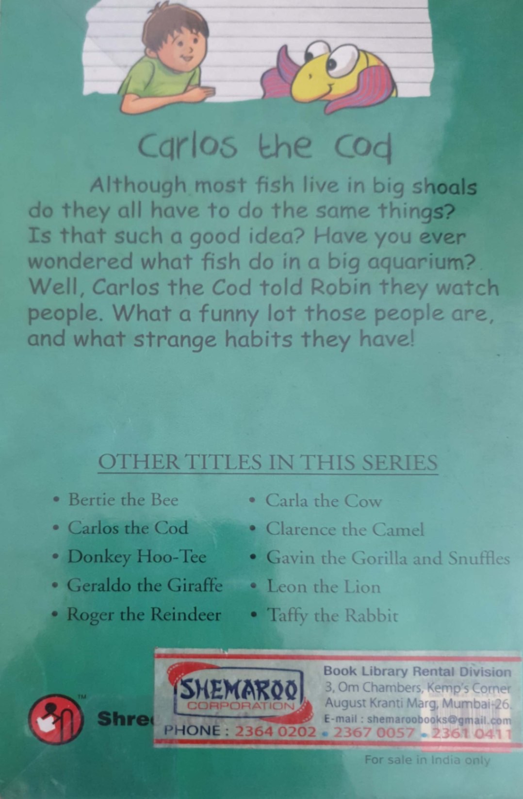 The Diaries of Robin's Toys: Carlos the Cod