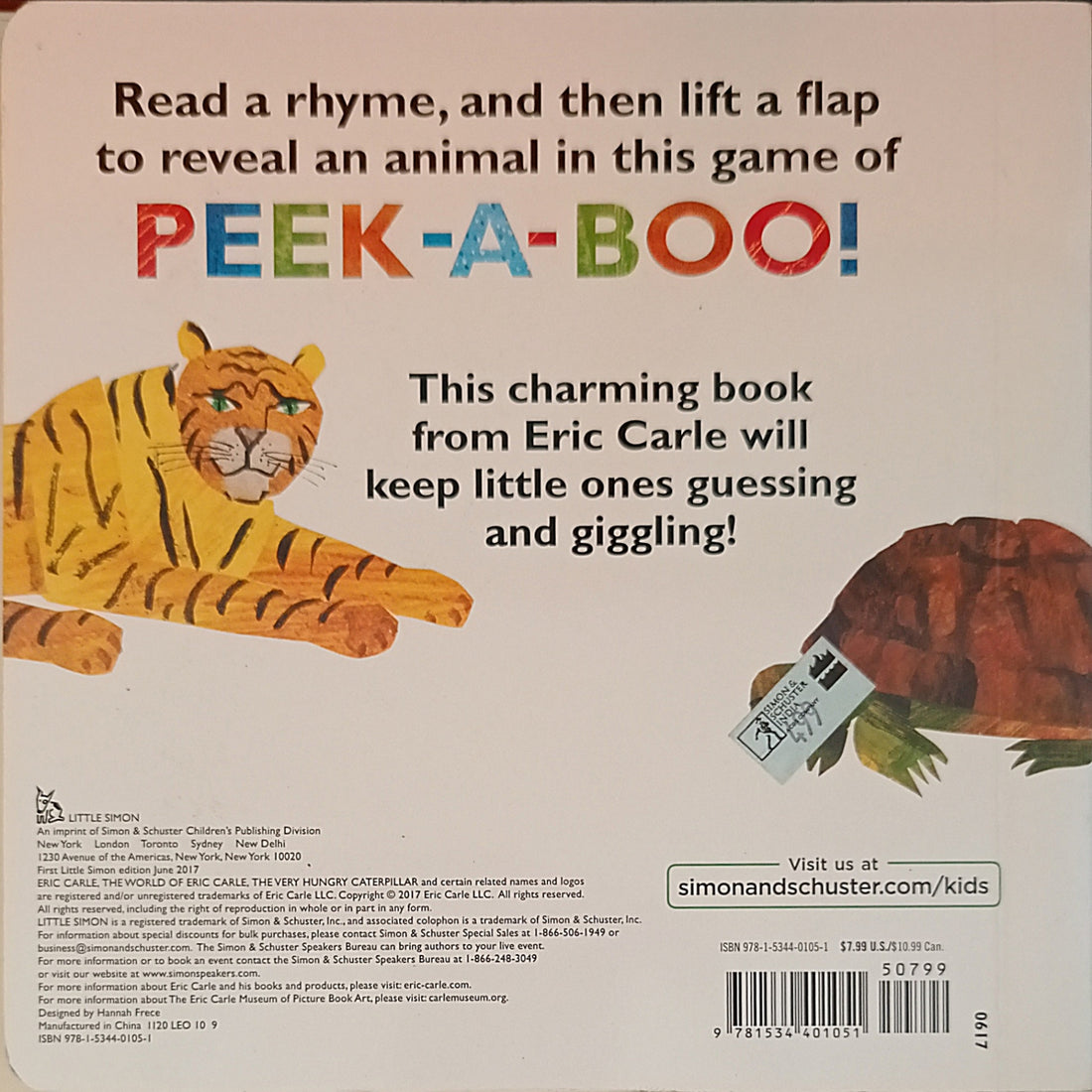 The World of Eric Carle: My First Peek-A-Boo Animals (A Lift-the-Flap Book)