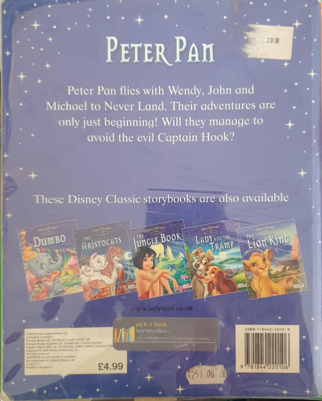 Walt Disney's Classic: Peter Pan (Ladybird)