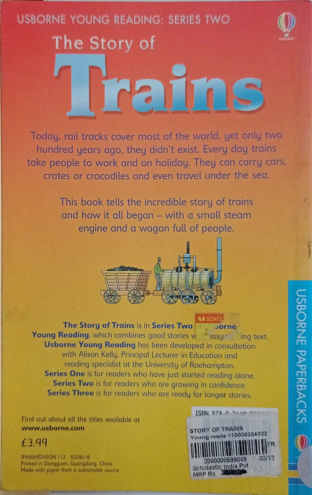 Usborne Young Reading Series Two: The Story of Trains