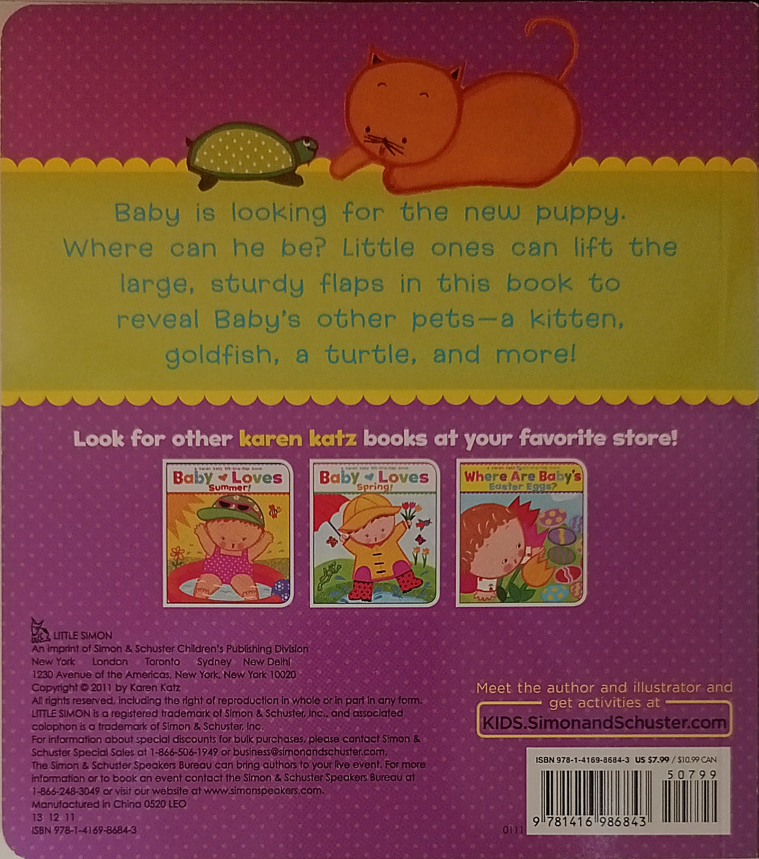 A Karen Katz Lift-the-Flap Book: Where is Baby's Puppy?