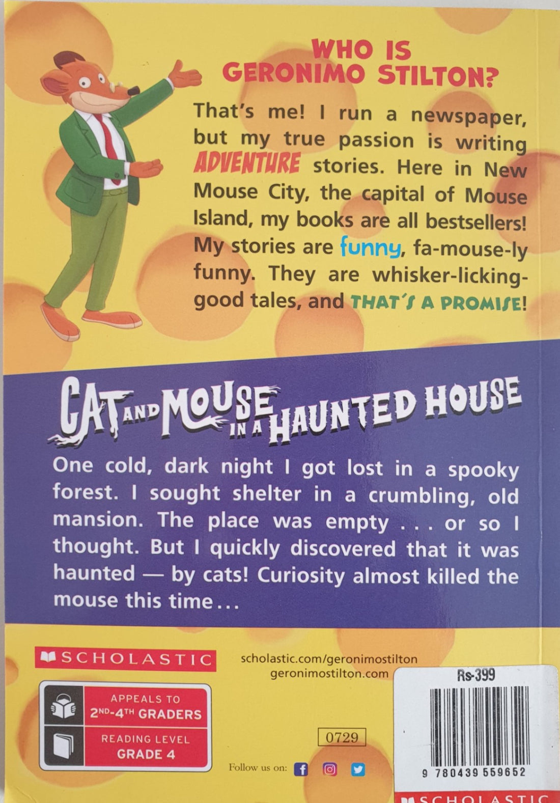 Geronimo Stilton #3 Cat and Mouse In A Haunted House
