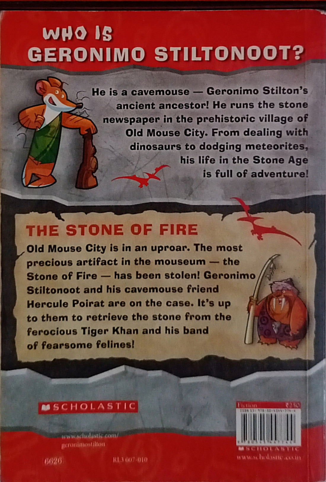 Geronimo Stilton Cavemice #1 The Stone of Fire