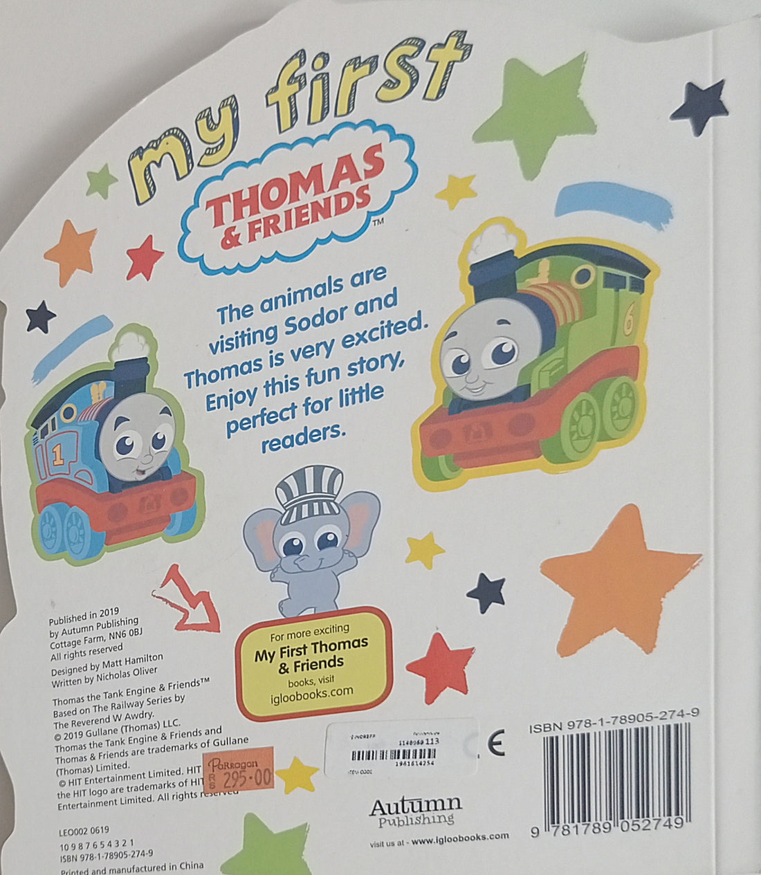 My First Thomas and Friends: The Animal Parade