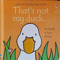 Usborne touchy-feely books: That's not my Duck...