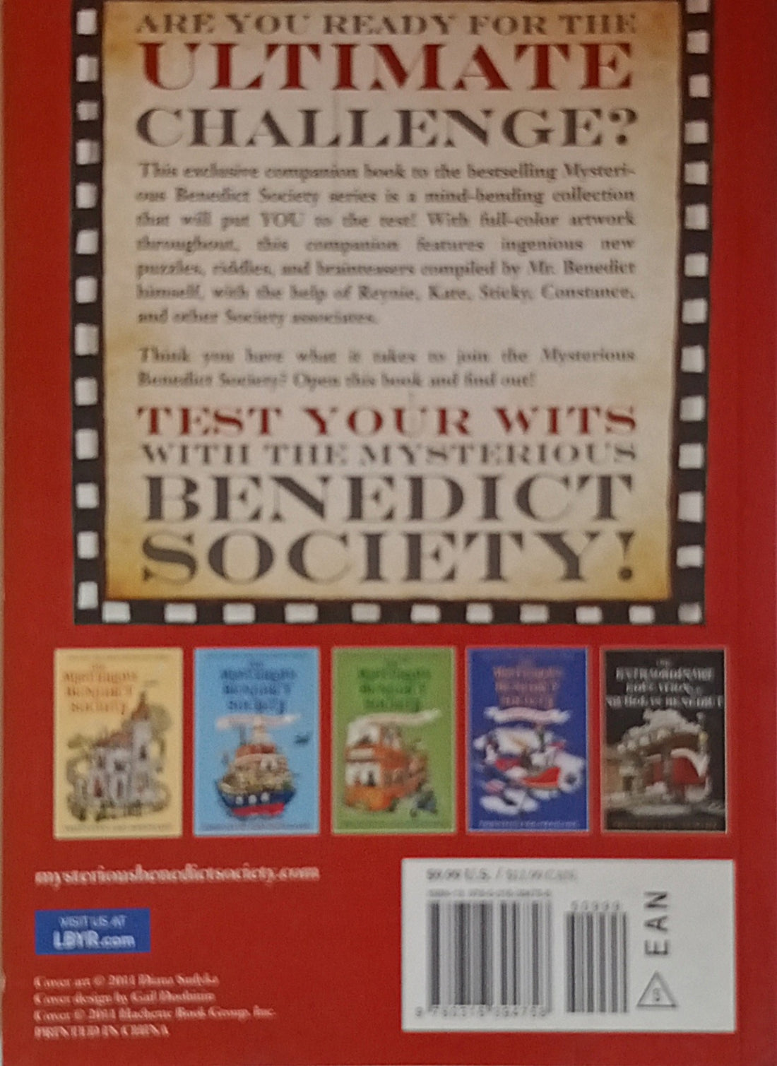The Mysterious Benedict Society: Mr. Benedict's Book of Perplexing Puzzles, Elusive Enigmas, and Curious Conundrums