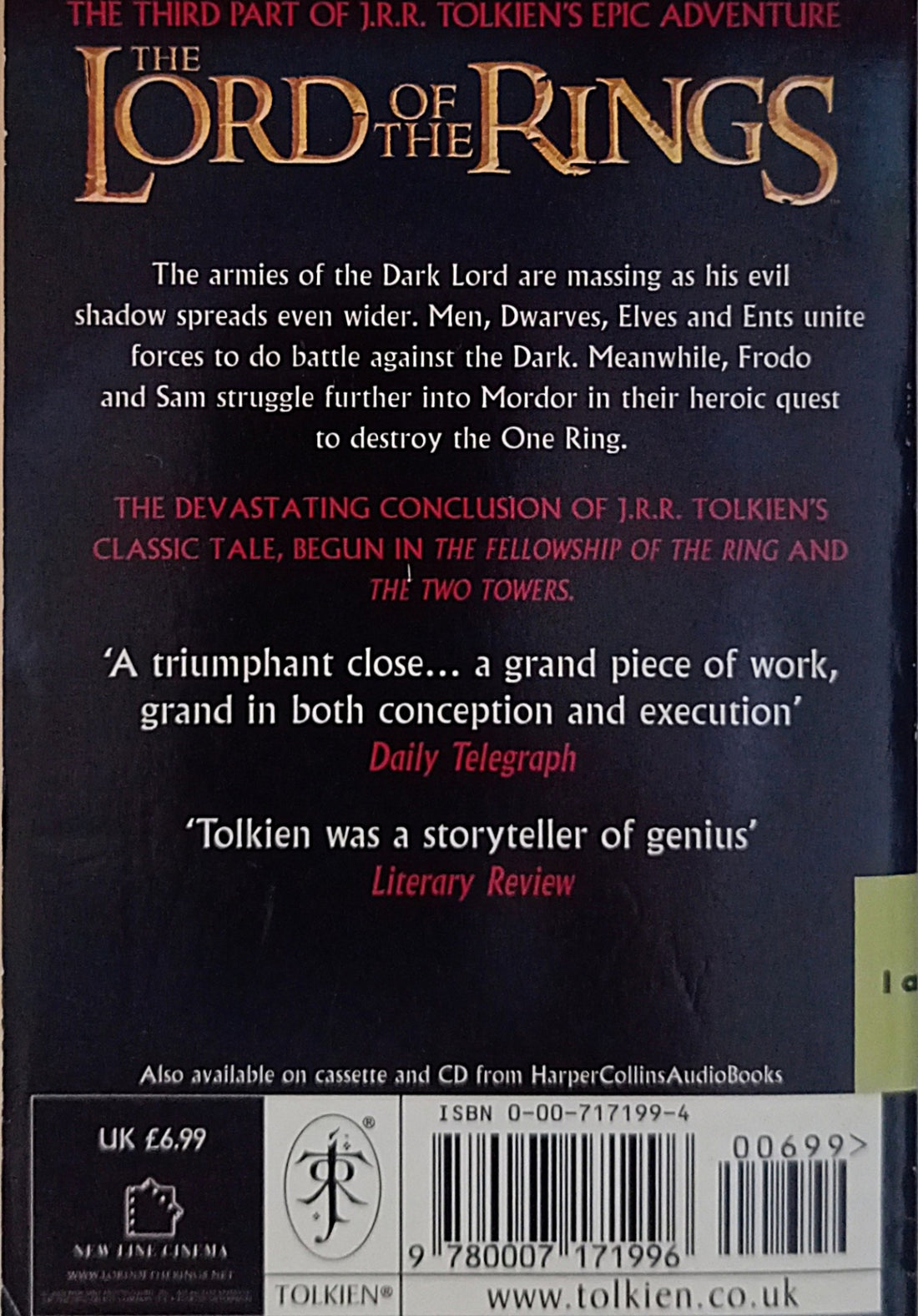 Lord of the Rings Part 3: The Return of the King